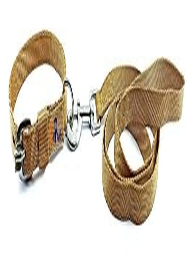 Pups&Pets طقم طوق ومقود للحيوانات الأليفة من Pups&Pets، مقاس 22 مم، شريط نايلون ناعم قابل للتعديل، طوله 0.75 بوصة، مناسب للكلاب والجراء من السلالات الصغيرة والمتوسطة (أخضر فاتح). - Image 2